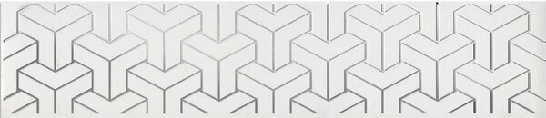 Бордюр KERAMA MARAZZI Ломбардиа белый AD/A569/6397 25*5,4