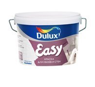 Краска в/э Dulux Easy матовая для обоев и стен ВC (10 л)