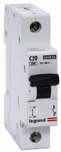 Автоматический выключатель 1п 10A (C) 6000 Legrand TX3 