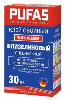 Клей ПУФАС флизелиновый специальный 30м2 200г