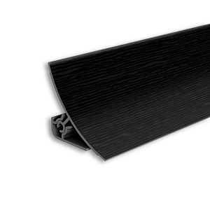 Плинтус IDEAL для столешницы ПВХ глянцевый 25x25x3000мм ПС 302 венге черный