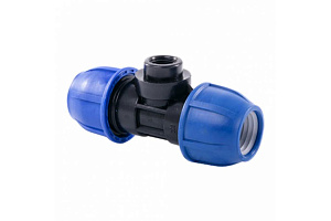 Трoйник ПНД переходной с внутренней резьбой 20-1/2