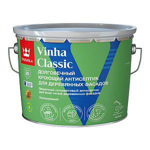 Антисептик TIKKURILA VINHA CLASSIC фасадный кроющий база А 9л