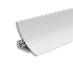 Плинтус IDEAL для столешницы ПВХ глянцевый 25x25x3000мм ПС 002-0 светло-серый глянцевый