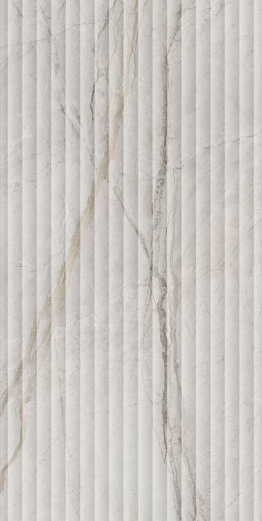 Керамогранит KERAMA MARAZZI Ифран KM6012B0110R серый светлый глянцевый структура 60*119,5