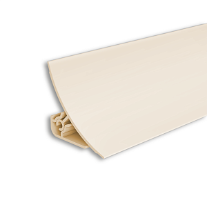 Плинтус IDEAL для столешницы ПВХ глянцевый 25x25x3000мм ПС 008-1 слоновая кость матовый