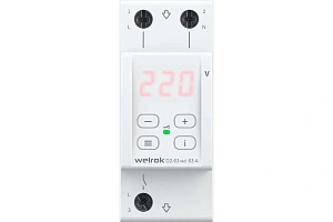 Реле Welrok напряжения D2-63 red 63А (max 80А) 4660251140014