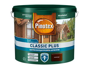 Краска Pinotex Classic Plus пропитка-антисептик 3в1 палисандр 2,5л