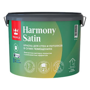  Краска Tikkurila Harmony Satin интерьерная матовая база А белая 9л