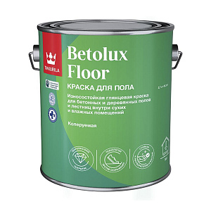  Краска TIKKURILA Betolux Floor для пола база С бесцветная 2,7 л