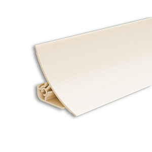 Плинтус IDEAL для столешницы ПВХ глянцевый 25x25x3000мм ПС 008-0 слоновая кость глянцевый