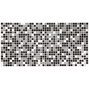 Панель ГРЕЙС ПВХ стеновая декоративная 955*480 мм мозаика черная