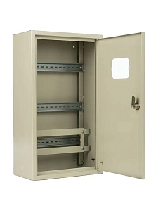 Щит ИЭК учётно-распределительный навесной ЩУРн-3/12 IP31 540х310х165 металлический корпус