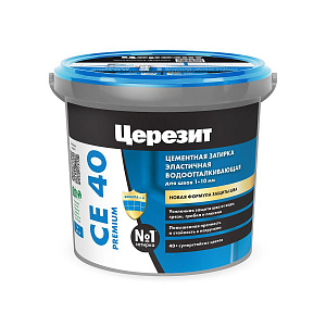 Затирка Ceresit СЕ 40 Aquastatic белый мрамор (ведро 1кг)