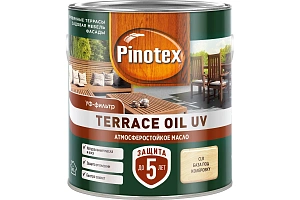 Масло Рinotex TERRACE OIL UV для защиты древесины бесцветное 2,5л