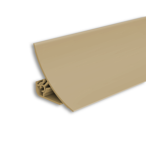 Плинтус IDEAL для столешницы ПВХ глянцевый 25x25x3000мм ПС 012-1 бежевый матовый
