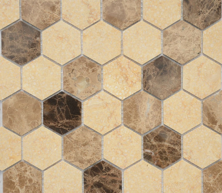 Мозаика Pietrine Pietra Mix 1 MAT hex