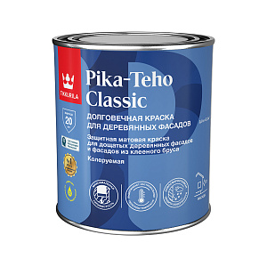 Краска Tikkurila Pika-Teho Classic для деревянных фасадов матовая база А белая 0,9 л