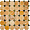 Мозаика Pixel mosaic PIX210 Honey onyx, Dondong