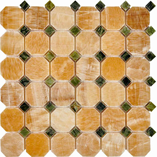 Мозаика Pixel mosaic PIX210 Honey onyx, Dondong