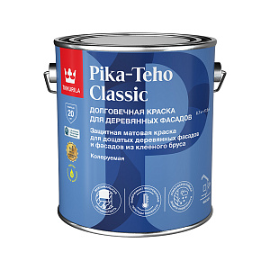 Краска Tikkurila Pika-Teho Classic для деревянных фасадов матовая база С бесцветная 2,7 л